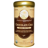 Zhenas Gypsy Tea, Chocolate Chai, Herbal Red Tea, Caffeine Free,  22 Tea Sachets, 1.54 oz (44 g)