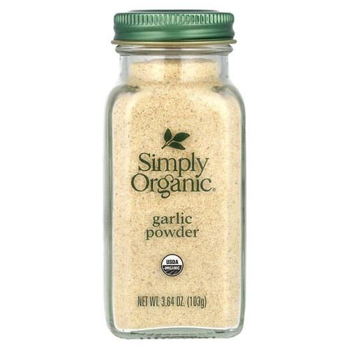 <img alt="Simply Organic, Garlic Powder, 3.64 oz (103 g)" title="Simply Organic, Garlic Powder, 3.64 oz (103 g),089836185167"