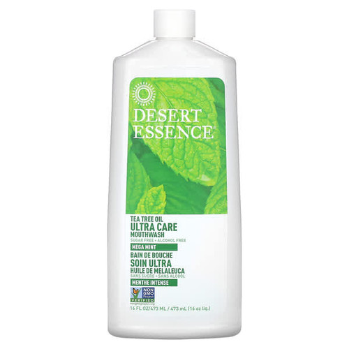 <img alt="Desert Essence, Tea Tree Oil Ultra Care Mouthwash, Mega Mint, 16 fl oz (473 ml)" title="Desert Essence, Tea Tree Oil Ultra Care Mouthwash, Mega Mint, 16 fl oz (473 ml),718334334332"