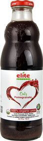 Elite Naturel 100% Organic Juice  Only Pomegranate - 23.7 fl oz