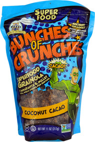 3 PACK of Bakery On Main Bunches of Crunches Gluten Free Superfood Grainola Coconut Cacao -- 11 oz
