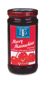 3 PACK of Tillen Farms Merry Maraschino Cherries Pitted & Stem On -- 13.5 oz