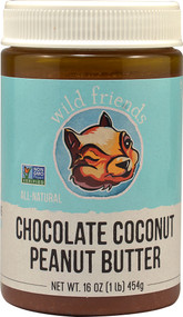 3 PACK of Wild Friends All Natural Peanut Butter Chocolate Coconut -- 16 oz