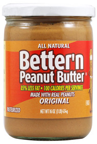 3 PACK of Better N Peanut Butter Peanut Butter Based Spread Gluten Free Original Creamy -- 16 oz