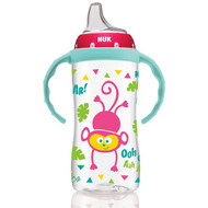 3 PACK of NUK, Large Learner Cup, 9+ Months, Jungle Girl, 1 Cup, 10 oz (300 ml)