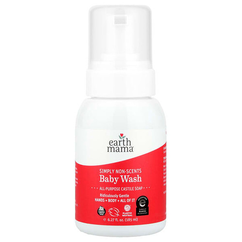 <img alt="Earth Mama, Baby Wash, Simply Non-Scents, 6.27 fl oz (185 ml)" title="Earth Mama, Baby Wash, Simply Non-Scents, 6.27 fl oz (185 ml),857249001172"