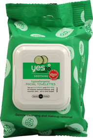 Yes to, Soothing, Hypoallergenic Facial Wipes, Cucumbers, 30 Wipes
