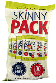 3 PACK of SkinnyPop Skinny Pack Popcorn Gluten Free 100 Calorie 6-Pack Original -- 6 Bags