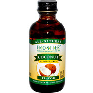 3 PACK of Frontier Natural Products, Coconut Flavor, Non-Alcoholic, 2 fl oz (59 ml)