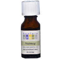 Aura Cacia 100%Pure Essential Oil Nutmeg -- 0.5 fl oz