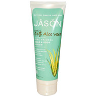 3 PACK of Jason Natural, Pure Natural Hand & Body Lotion, Soothing 84% Aloe Vera, 8 oz (227 g)