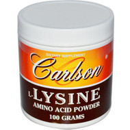 Carlson Labs, L-Lysine, Amino Acid Powder, 3.53 oz (100 g)