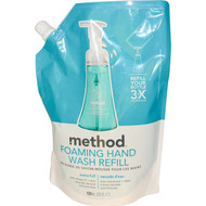 3 PACK of Method Foaming Hand Wash Refill Waterfall -- 28 fl oz