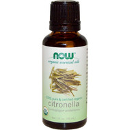 3 PACK of NOW Foods Organic Essential Oils Citronella -- 1 fl oz