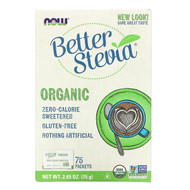 <img alt="NOW Foods, Organic Better Stevia, Zero-Calorie Sweetener, 75 Packets, 2.65 oz (75 g)" title="NOW Foods, Organic Better Stevia, Zero-Calorie Sweetener, 75 Packets, 2.65 oz (75 g),733739069429"