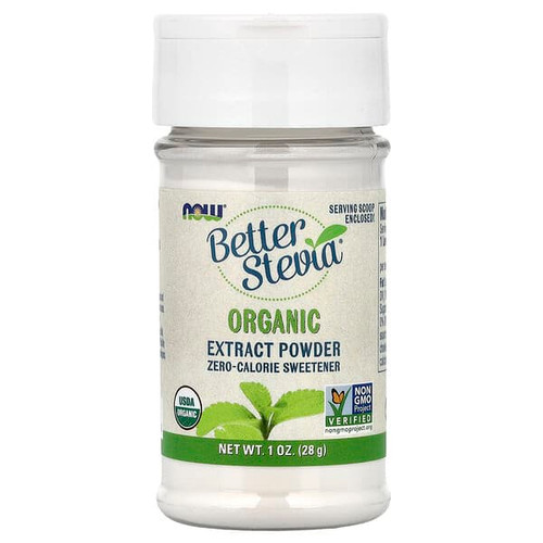 <img alt="NOW Foods, Better Stevia, Organic Extract Powder, 1 oz (28 g)" title="NOW Foods, Better Stevia, Organic Extract Powder, 1 oz (28 g),733739069603"