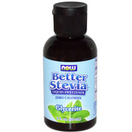 3 PACK of Now Foods, Better Stevia, Zero-Calorie Liquid Sweetener, Glycerite, 2 fl oz (59 ml)