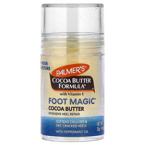 <img alt="Palmers, Cocoa Butter Formula with Vitamin E, Foot Magic, Intensive Heel Repair, 0.9 oz (25 g)" title="Palmers, Cocoa Butter Formula with Vitamin E, Foot Magic, Intensive Heel Repair, 0.9 oz (25 g),010181043925"