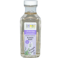 Aura Cacia, Aromatherapy Bubble Bath, Relaxing Lavender, 13 fl oz (384 ml)