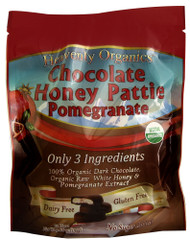 Heavenly Organics, Chocolate Honey Pattie, Pomegranate - 12 Patties