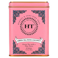 <img alt="Harney & Sons, HT Tea Blends, Green Tea with Coconut, 20 Tea Sachets, 1.4 oz (40 g)" title="Harney & Sons, HT Tea Blends, Green Tea with Coconut, 20 Tea Sachets, 1.4 oz (40 g),636046316159"