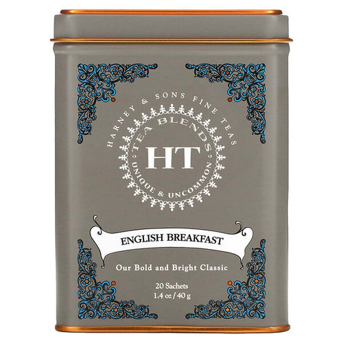 <img alt="Harney & Sons, HT Tea Blends, English Breakfast, 20 Tea Sachets, 1.4 oz (40 g)" title="Harney & Sons, HT Tea Blends, English Breakfast, 20 Tea Sachets, 1.4 oz (40 g),636046316166"