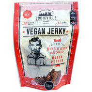 Louisville Vegan Jerky Co, Petes Smoked Black Pepper, 3 oz (85.05 g) (Discontinued Item)