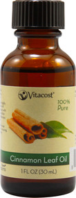 3 PACK of Vitaco Essential Oils 100% Pure Cinnamon Leaf -- 1 fl oz (30 mL)