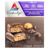 <img alt="Atkins, Endulge, Chocolate Caramel Mousse Bar, 5 Bars, 1.2 oz (34 g) Each" title="Atkins, Endulge, Chocolate Caramel Mousse Bar, 5 Bars, 1.2 oz (34 g) Each,637480075282"