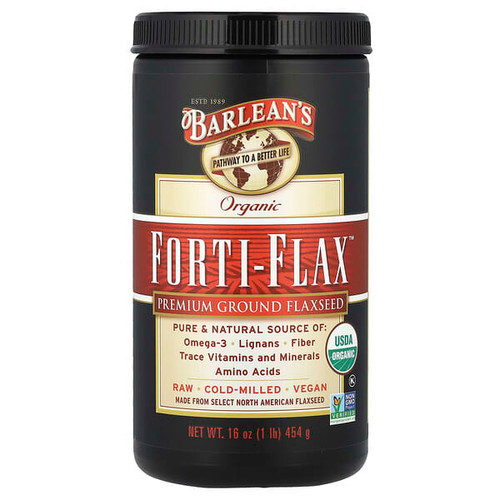 <img alt="Barleans, Organic Forti-Flax, Premium Ground Flaxseed, 16 oz (454 g)" title="Barleans, Organic Forti-Flax, Premium Ground Flaxseed, 16 oz (454 g),705875100168"