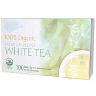 3 PACK of Prince of Peace, 100% Organic White Tea, 100 Sachets, 1.8 g Each