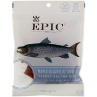 3 PACK of Epic Bar, Bites, Maple Glazed & Smoked, Tender Salmon, 2.5 oz (71 g)