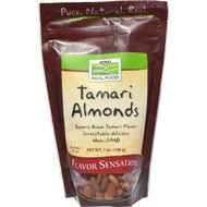 3 PACK of Now Foods, Real Food, Tamari Almonds, 7 oz (198 g)
