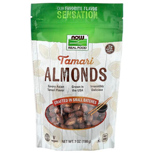 <img alt="NOW Foods, Real Food, Tamari Almonds, 7 oz (198 g)" title="NOW Foods, Real Food, Tamari Almonds, 7 oz (198 g),733739070265"