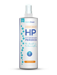 3 PACK of Essential Oxygen 3% Food Grade Hydrogen Peroxide -- 8 fl oz