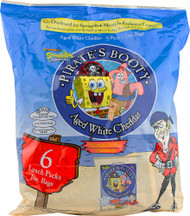 3 PACK of Roberts American Gourmet Pirates Booty Baked Rice and Corn Puffs Aged White Cheddar -- 6 Bags