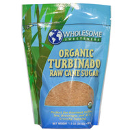 3 PACK OF Wholesome Sweeteners, Organic Turbinado, Raw Cane Sugar, 1.5 lbs (24 oz.) - 680 g