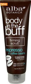 Alba Botanica Body in the Buff Firming Scrub Espresso & Coffee Beans - 9 oz