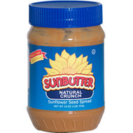 3 PACK of SunButter Natural Crunch Sunflower Butter -- 16 oz