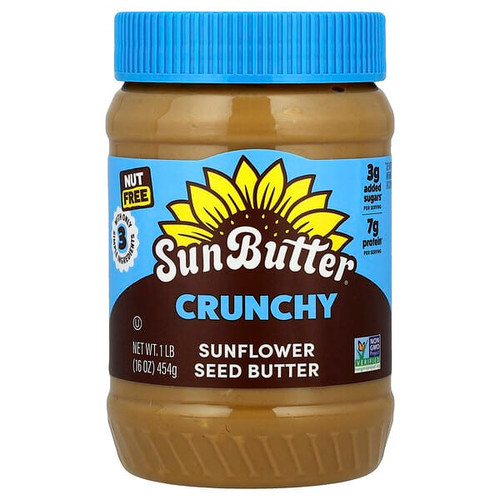 <img alt="SunButter, Sunflower Seed Butter, Crunchy, 16 oz (454 g)" title="SunButter, Sunflower Seed Butter, Crunchy, 16 oz (454 g),737539190406"