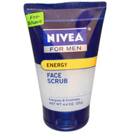 3 PACK of Nivea, Men, Deep Cleaning Face Scrub, Maximum Hydration, 4.4 oz (125 g)