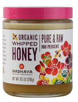 Madhava Natural Sweeteners, Organic Whipped Honey, 10.5 oz (298 g)