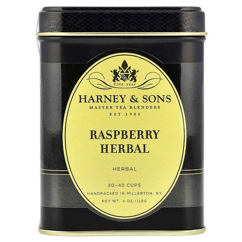 <img alt="Harney & Sons, Herbal Tea, Raspberry Herbal, Caffeine Free, 4 oz (112 g)" title="Harney & Sons, Herbal Tea, Raspberry Herbal, Caffeine Free, 4 oz (112 g),636046440069"