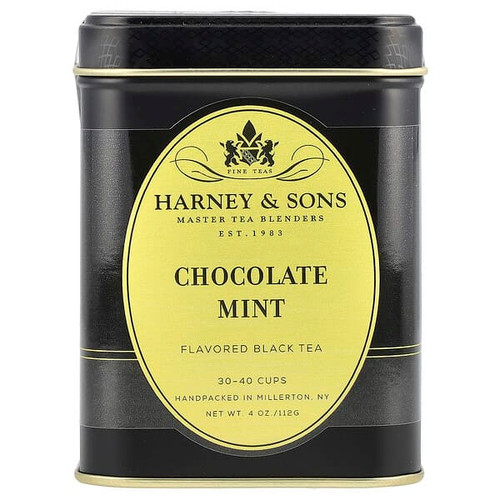 <img alt="Harney & Sons, Black Tea, Chocolate Mint, 4 oz (112 g)" title="Harney & Sons, Black Tea, Chocolate Mint, 4 oz (112 g),636046009396"