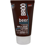 BRoo, Crafted Beer Barber, Mug & Mane Hydrating Lotion, Fresh Scent, 3.3 fl oz (100 ml)