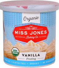 3 PACK of Miss Jones Organic Frosting Gluten Free Vanilla -- 11.29 oz