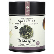 <img alt="The Tao of Tea, 100% Organic Herb Leaves, Spearmint, 2 oz (57 g)" title="The Tao of Tea, 100% Organic Herb Leaves, Spearmint, 2 oz (57 g),689951111401"