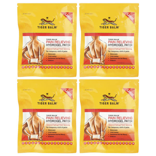 <img alt="Tiger Balm, Pain Relieving Hydrogel Patch, Large, 4 Patches" title="Tiger Balm, Pain Relieving Hydrogel Patch, Large, 4 Patches,039278323009"