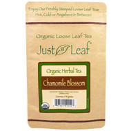Just a Leaf Organic Tea, Chamomile Blossom, Loose Leaf Tea, Organic Whole Chamomile Flowers, 100% Pure, No GMOs, 2 oz (56 g)