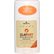 Zion Health, Clay Dry Deodorant, Original Silk, 2.5 oz (75 ml)